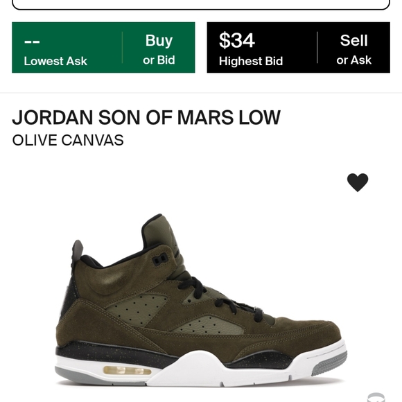 Jordan Other - Jordan son of Mars low olive green